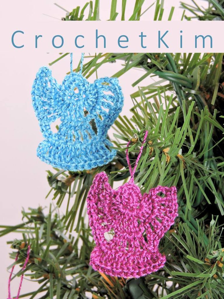 Free crochet pattnern: Mini Angel Ornaments by Kim Guzman