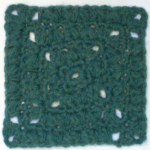 Free crochet afghan square pattern: Asperity