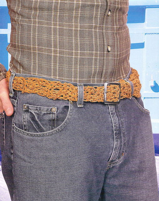 Free crochet pattern: Boy Belt by Drew Emborsky, aka The Crochet Dude