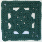 Free crochet afghan square pattern: Chimerical