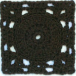 Free crochet afghan square pattern: Elysium