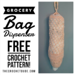 Free crochet pattern: Grocery Bag Dispenser