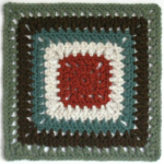 Free crochet afghan square pattern: Knot So Fast!