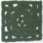 Free crochet afghan square pattern: Parvenu