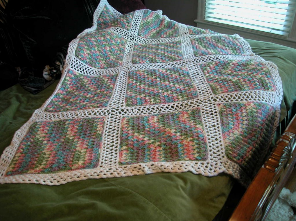 Free Crochet Pattern Monet Afghan The Crochet Dude