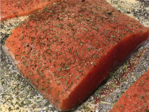 Free recipe: Baked salmon 101 by Drew Emborsky, aka The Crochet Dude