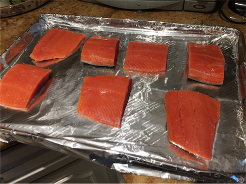 Free recipe: Baked salmon 101 by Drew Emborsky, aka The Crochet Dude