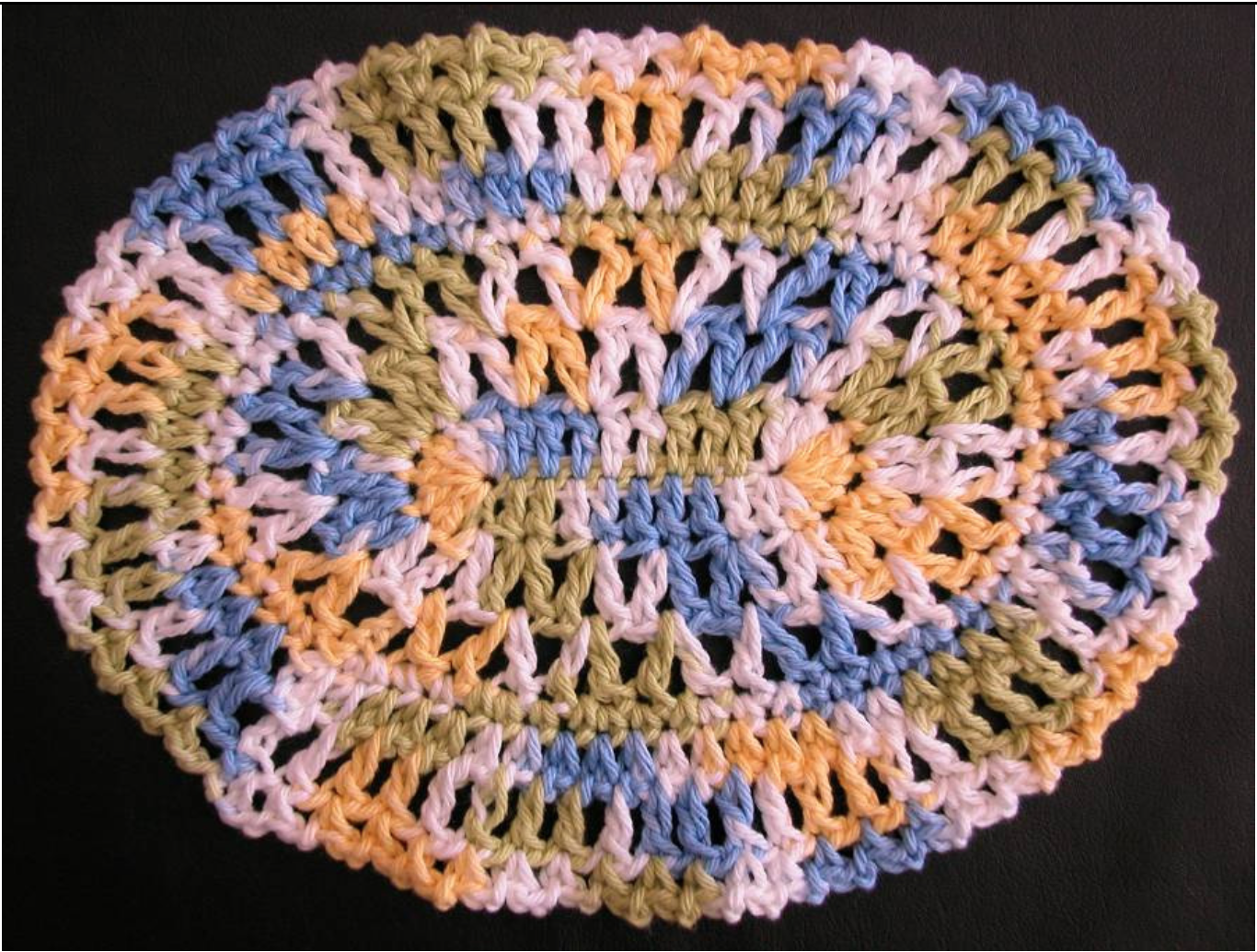 Free crochet dishcloth pattern: Hippodrome by Drew Emborsky, aka The Crochet Dude