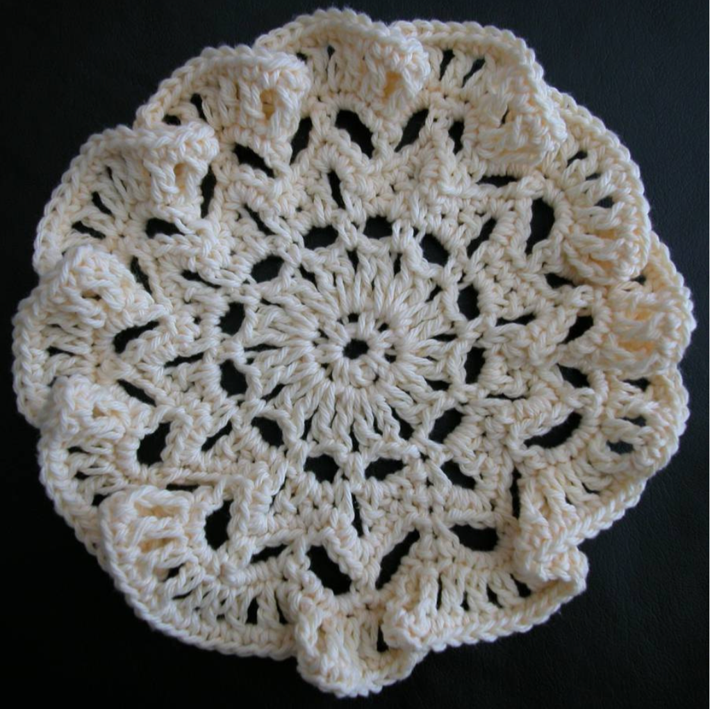 Free crochet dishcloth pattern: Jellyfish by Drew Emborsky, aka The Crochet Dude