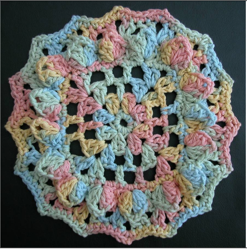 Free crochet dishcloth pattern: Sunshine by Drew Emborsky, aka The Crochet Dude