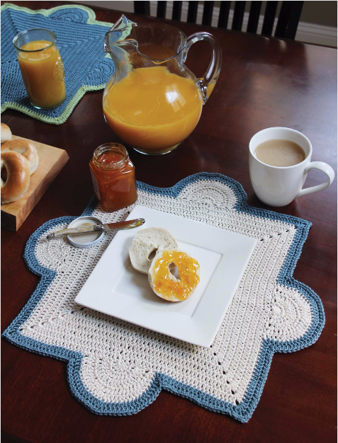 Modern Tile placemats by Tamara Kelly of MooglyBlog.com