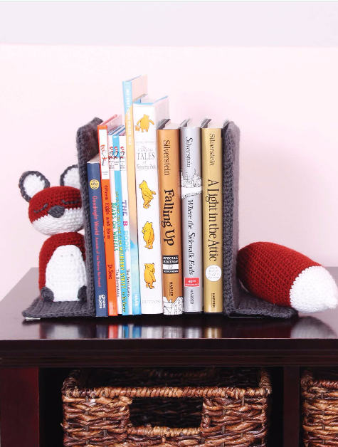 Smart As A Fox bookends by Tamara Kelly of MooglyBlog.com