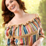 Free crochet pattern: Romantic Peasant Top