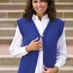 Free crochet pattern: Cabled Vest