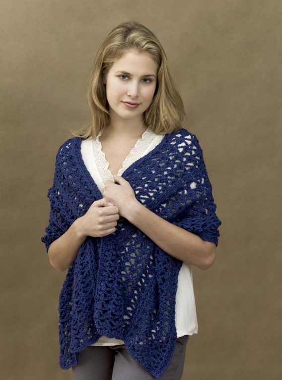 Free crochet pattern: Lacy Shawl - The Crochet Dude