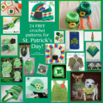 24 FREE crochet patterns for St. Patrick's Day!