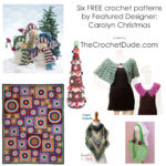 Six free crochet patterns: Carolyn Christmas