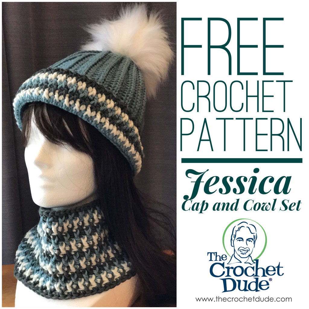 Free crochet hat and cowl patterns: Jessica - The Crochet Dude